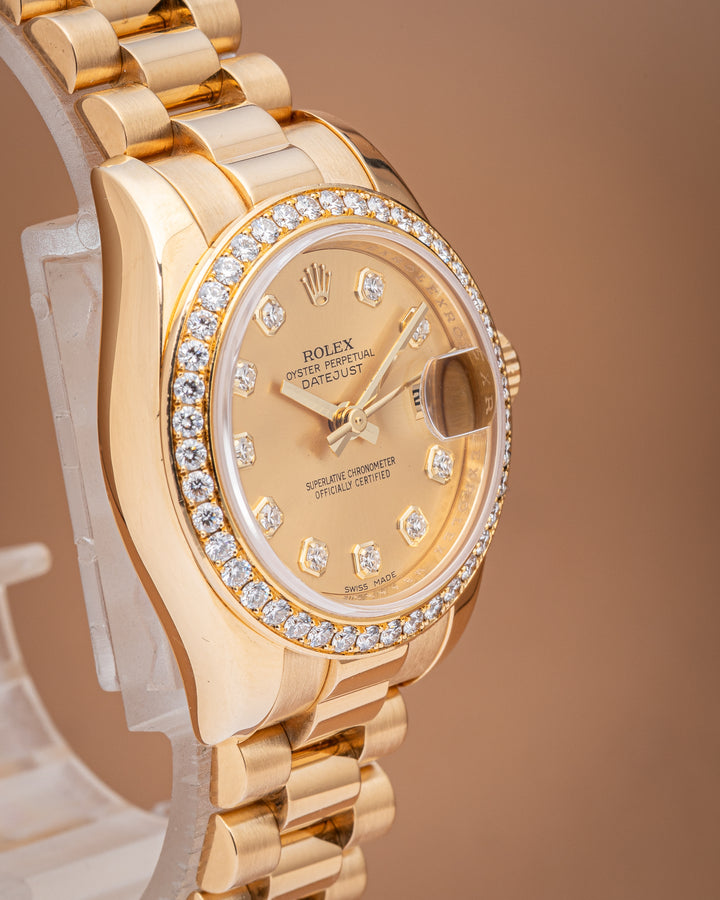 Rolex 18k Yellow Gold Women's Datejust (179138)