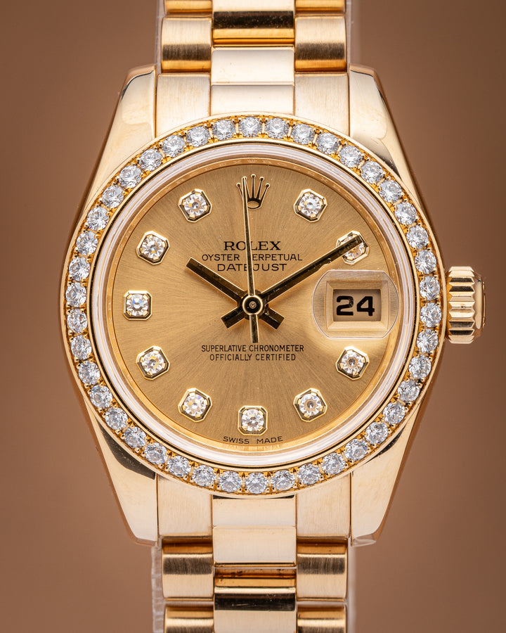 Rolex 18k Yellow Gold Women's Datejust (179138)