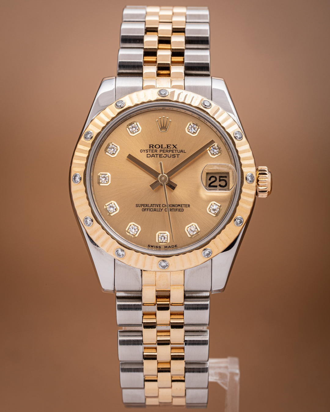Rolex Stainless Steel and 18k Yellow Gold Women's Datejust (178313)