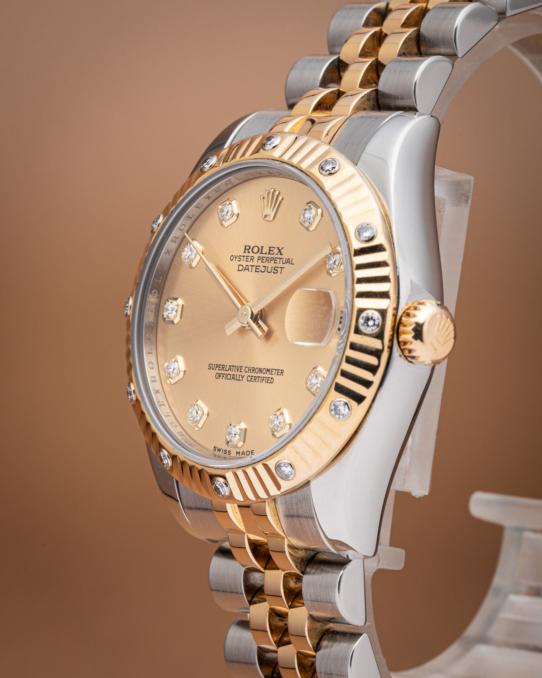 Rolex Stainless Steel and 18k Yellow Gold Women's Datejust (178313)