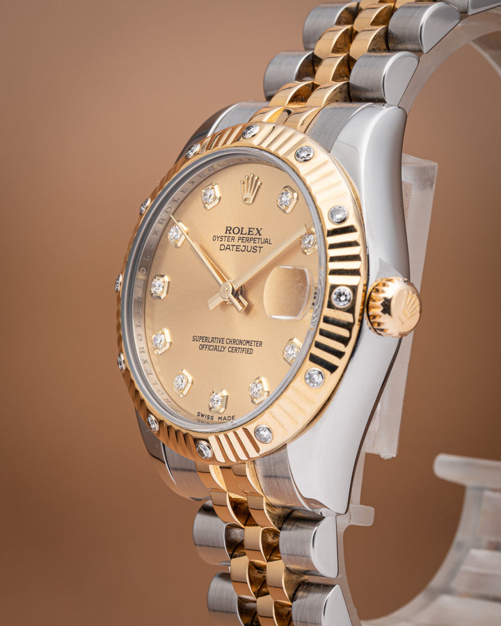 Rolex Stainless Steel and 18k Yellow Gold Women's Datejust (178313)