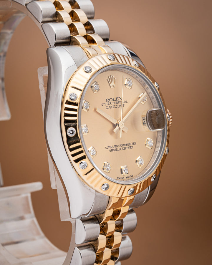 Rolex Stainless Steel and 18k Yellow Gold Women's Datejust (178313)