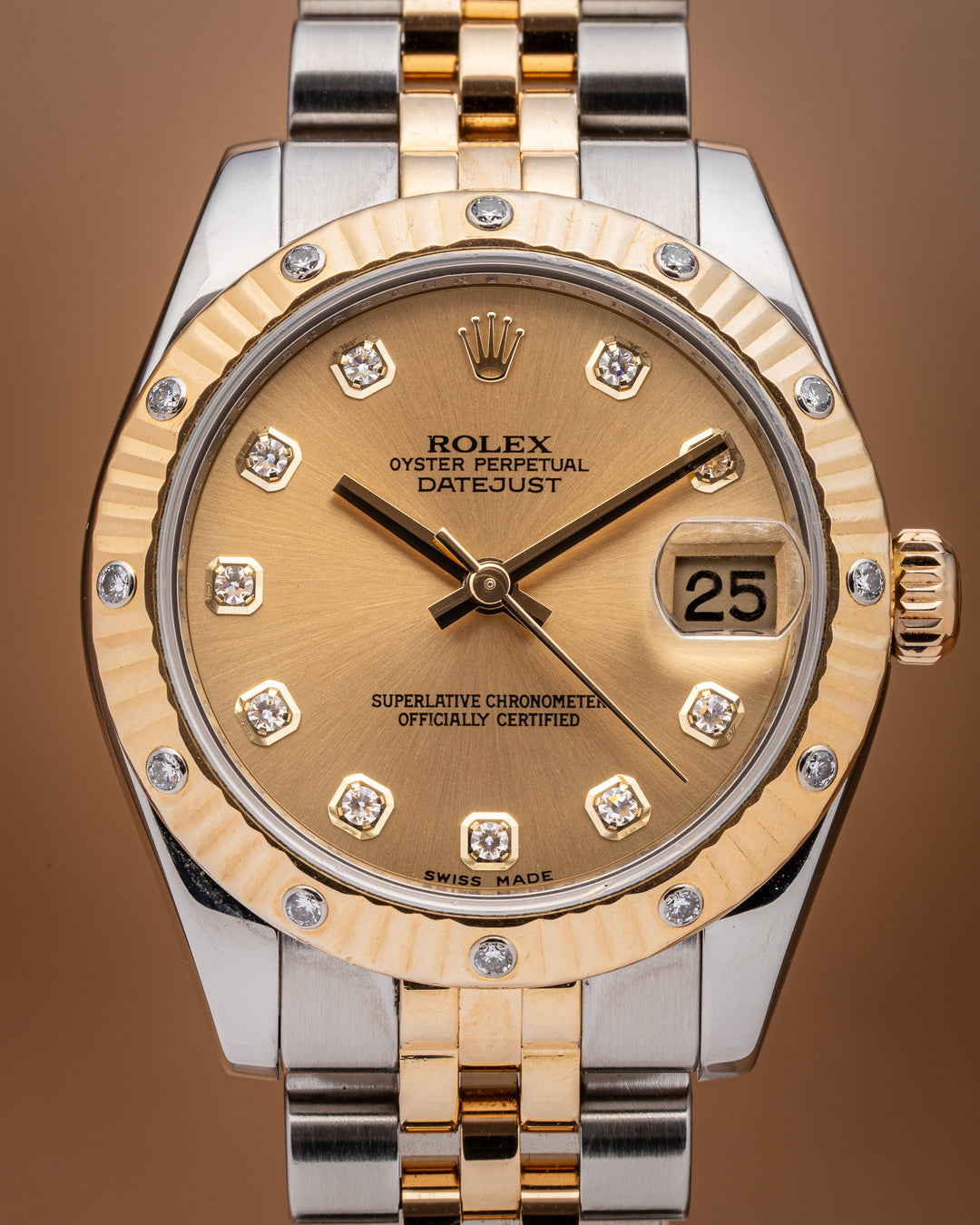 Rolex Stainless Steel and 18k Yellow Gold Women's Datejust (178313)