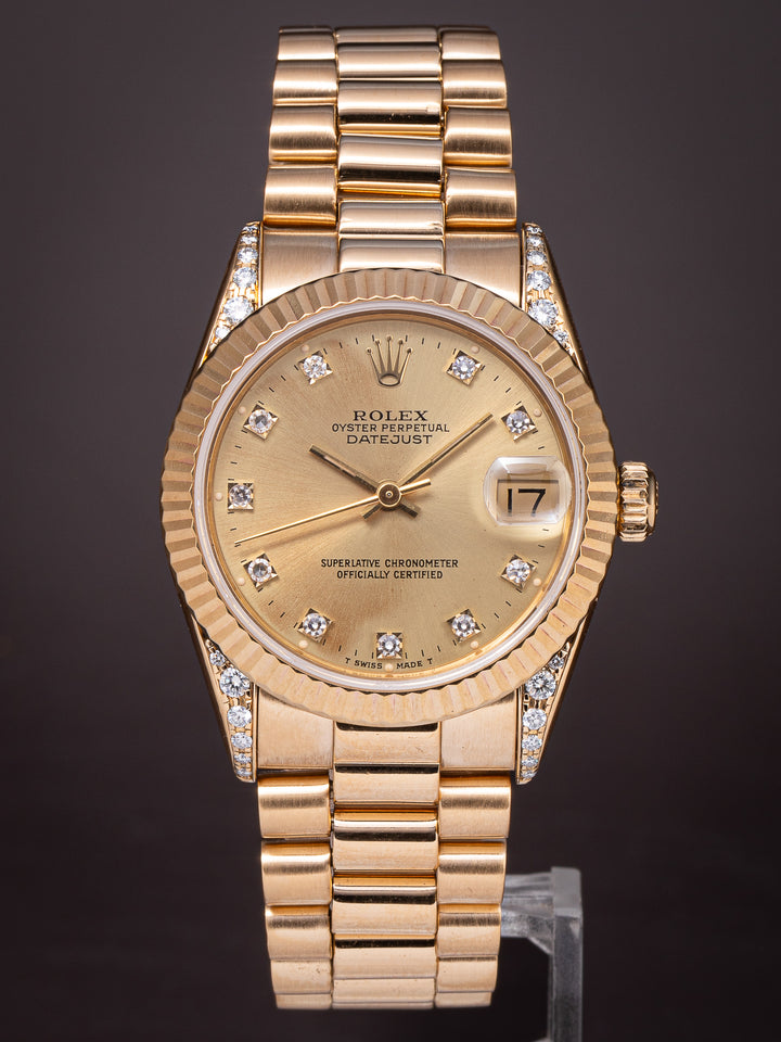Rolex 18k Yellow Gold Women's Datejust (68238)