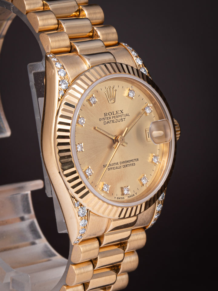 Rolex 18k Yellow Gold Women's Datejust (68238)