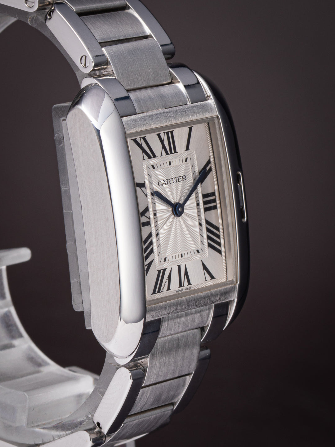 Cartier Stainless Steel Tank Anglaise Quartz (W5310044)