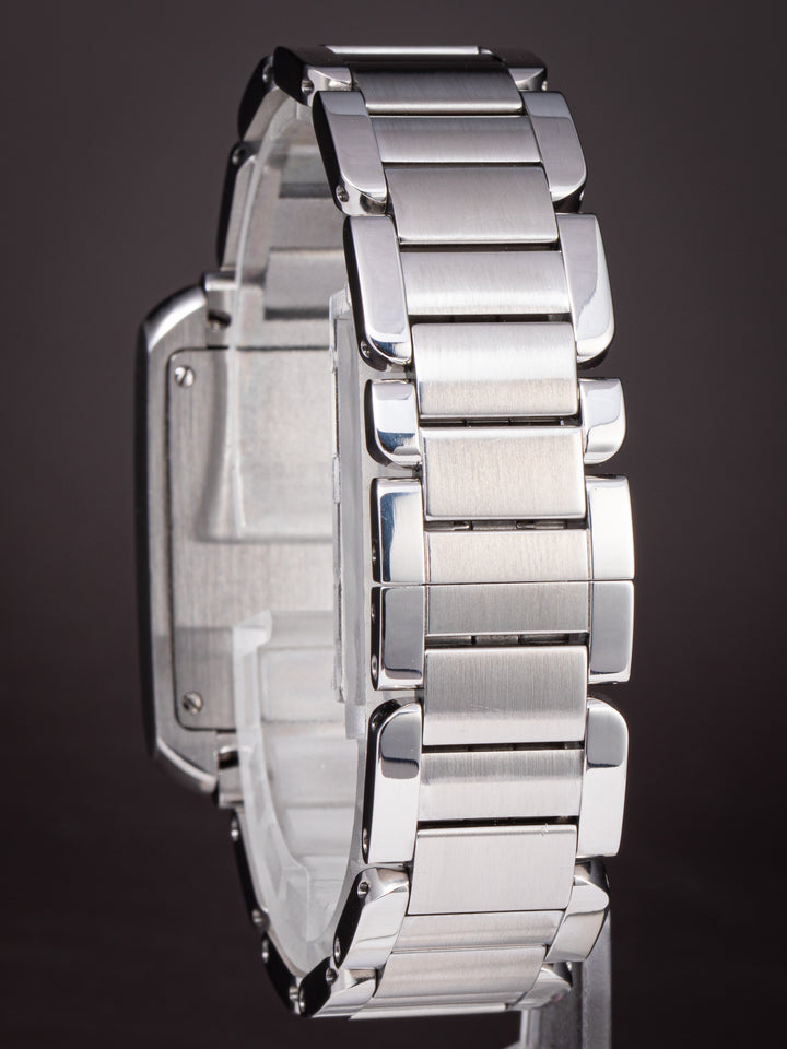 Cartier Stainless Steel Tank Anglaise Quartz (W5310044)