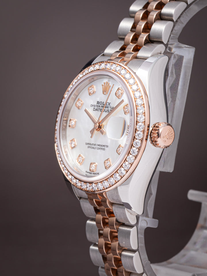 Rolex Stainless Steel and 18k Rose Gold Women's Datejust (279381RBR)