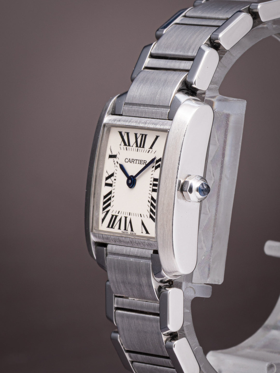 Cartier Women's Stainless Steel Tank Française Quartz (W51008Q3)
