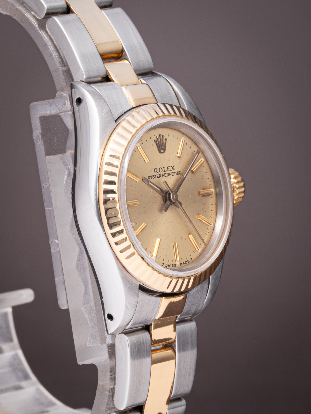 Rolex Stainless Steel and 18k Yellow Gold Women's Oyster Perpetual (67193)