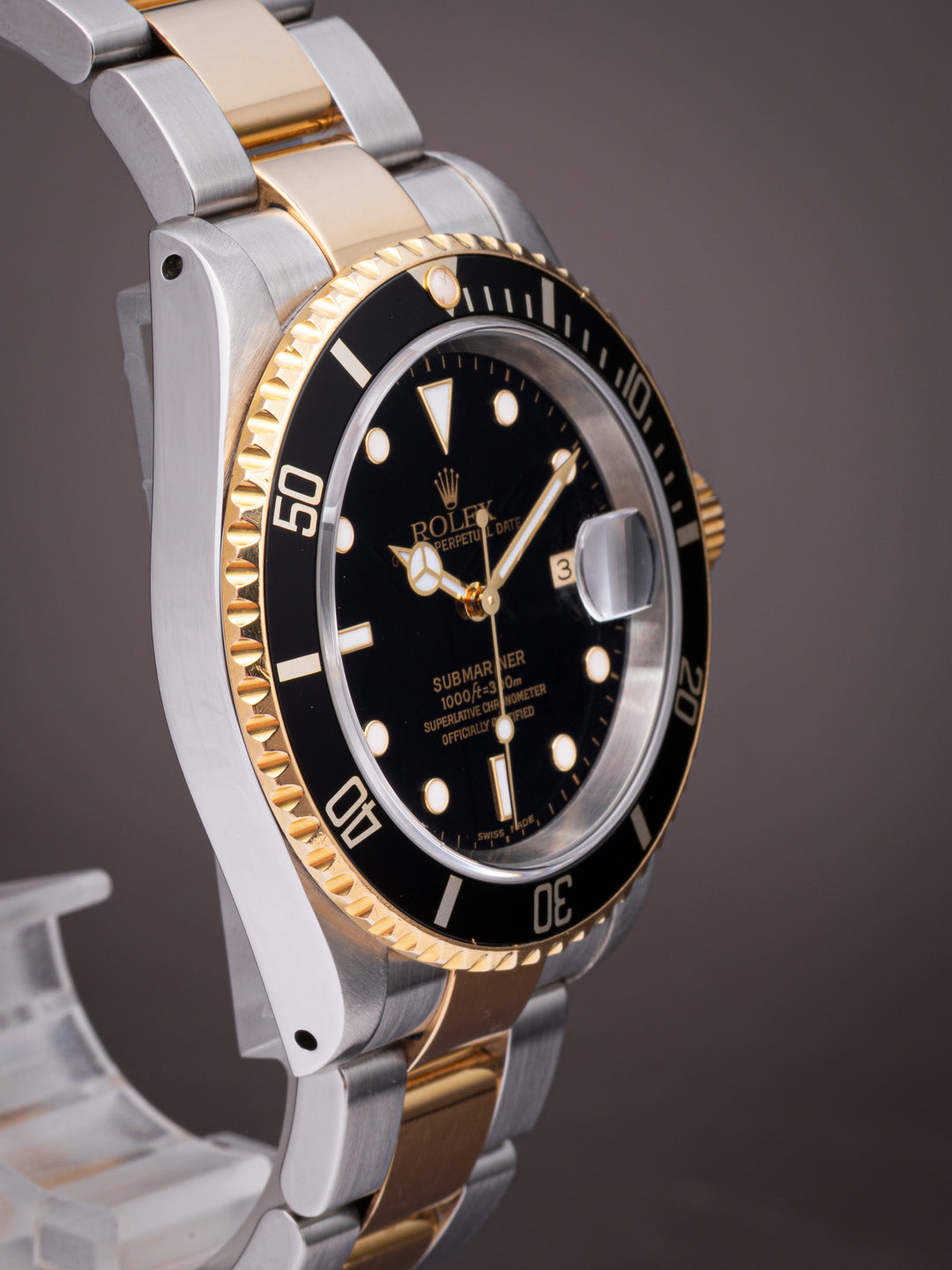 Rolex Stainless Steel and 18k Yellow Gold Submariner Date (16613)