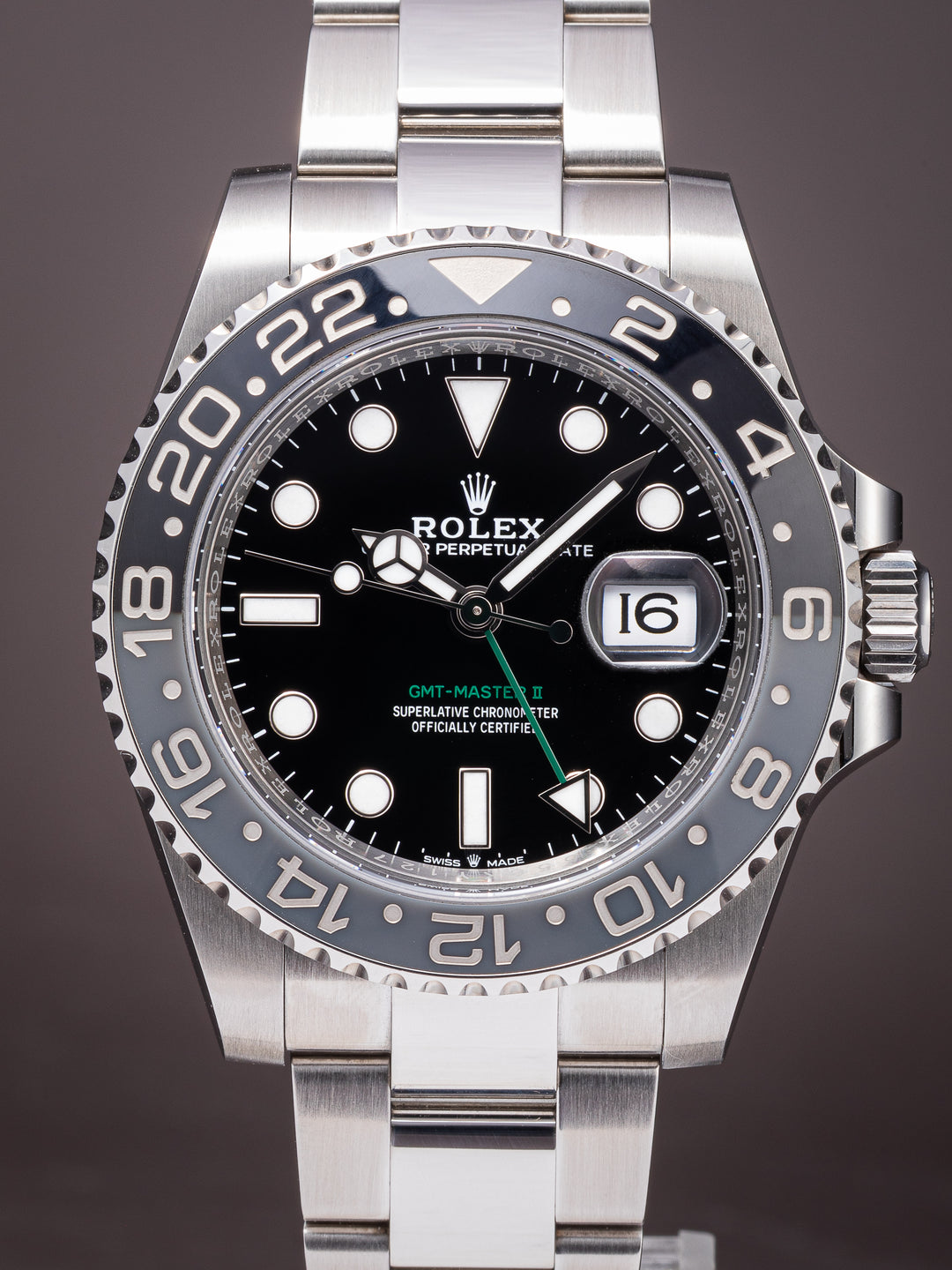 Rolex Stainless Steel GMT-Master II (126710GRNR)