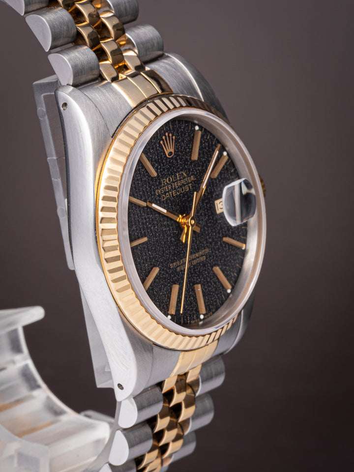 Rolex Stainless Steel and 18k Yellow Gold Datejust (16233)
