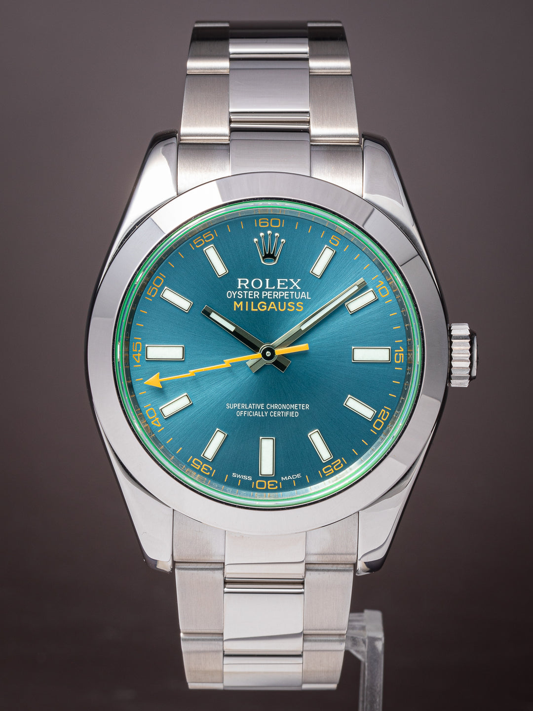 Rolex Stainless Steel Milgauss Z-Blue (116400GV)
