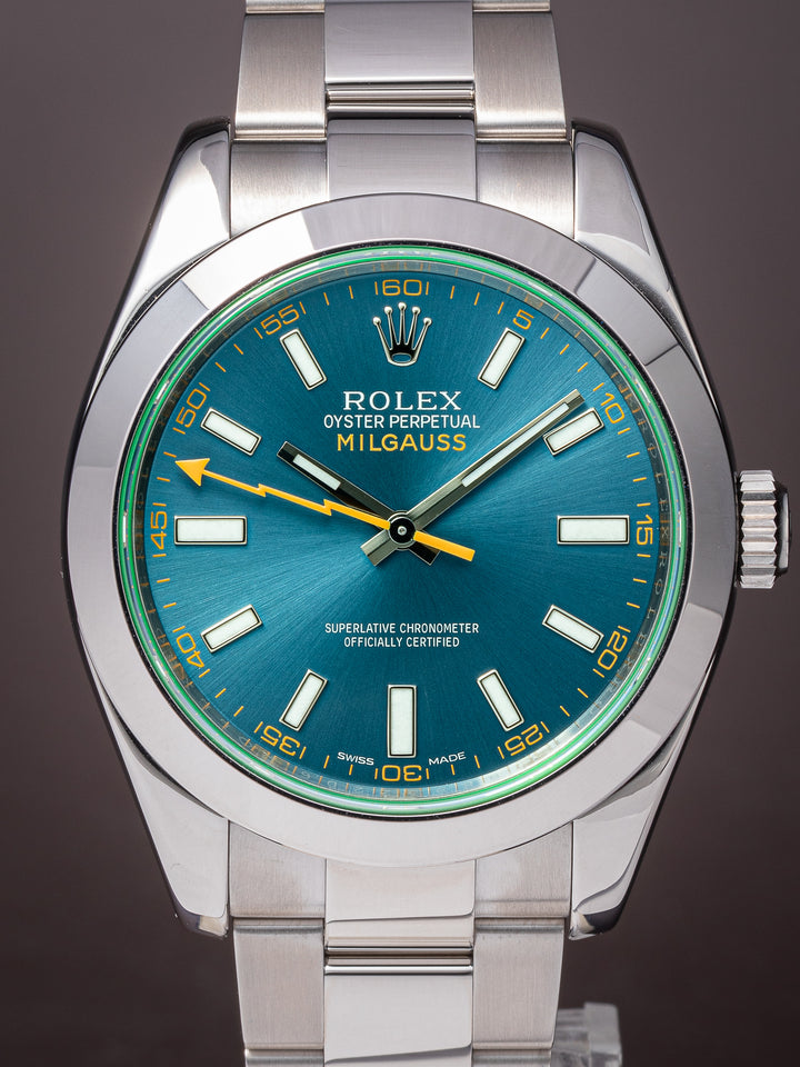 Rolex Stainless Steel Milgauss Z-Blue (116400GV)