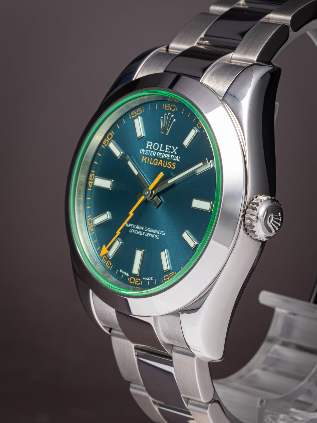 Rolex Stainless Steel Milgauss Z-Blue (116400GV)