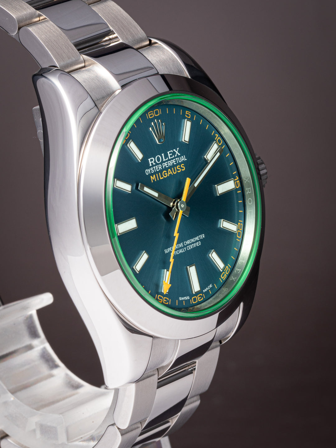 Rolex Stainless Steel Milgauss Z-Blue (116400GV)