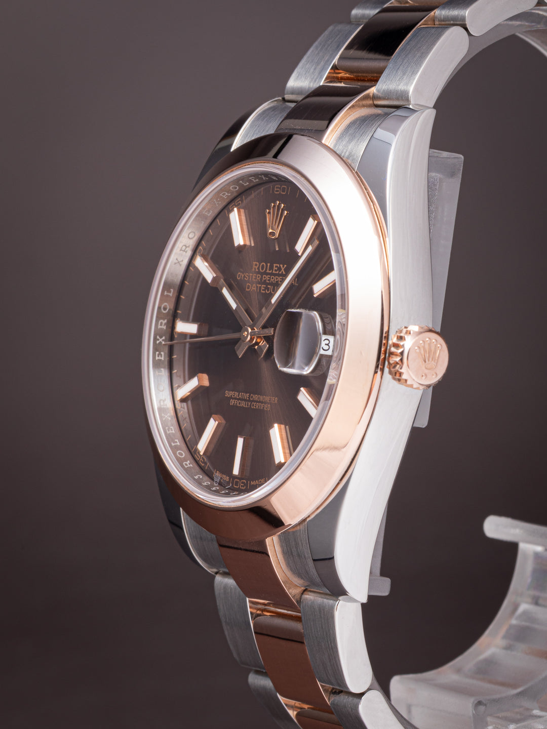 Rolex Stainless Steel and 18k Rose Gold Datejust 41 (126301)