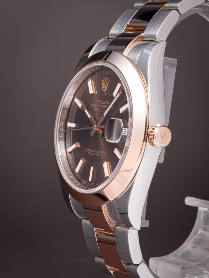 Rolex Stainless Steel and 18k Rose Gold Datejust 41 (126301)