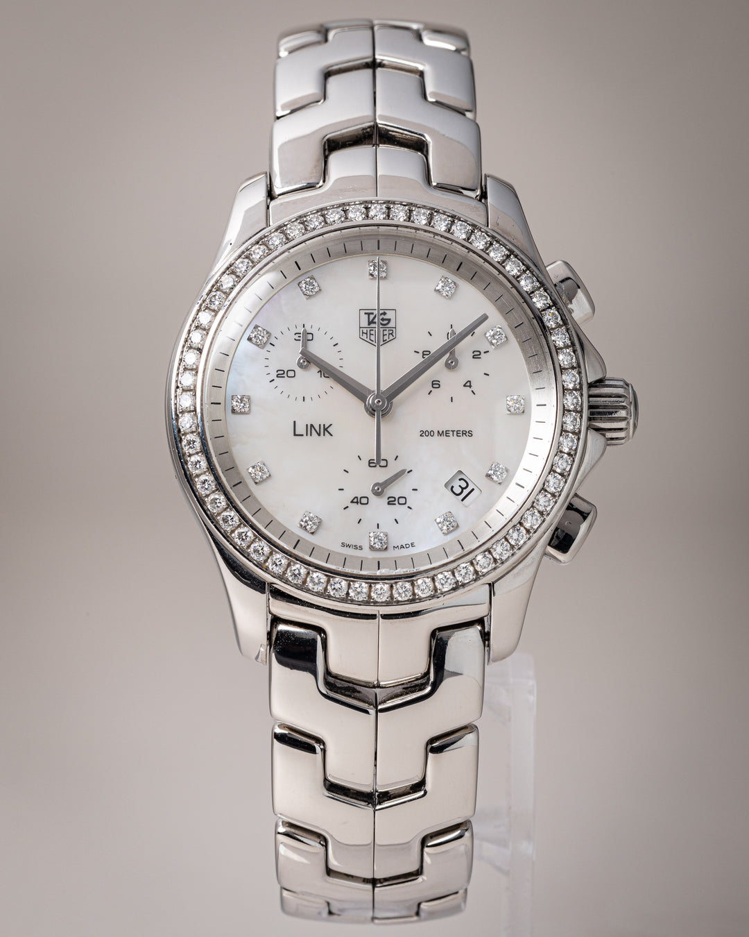 TAG Heuer Stainless Steel Women's Link Chronograph (CJF1314