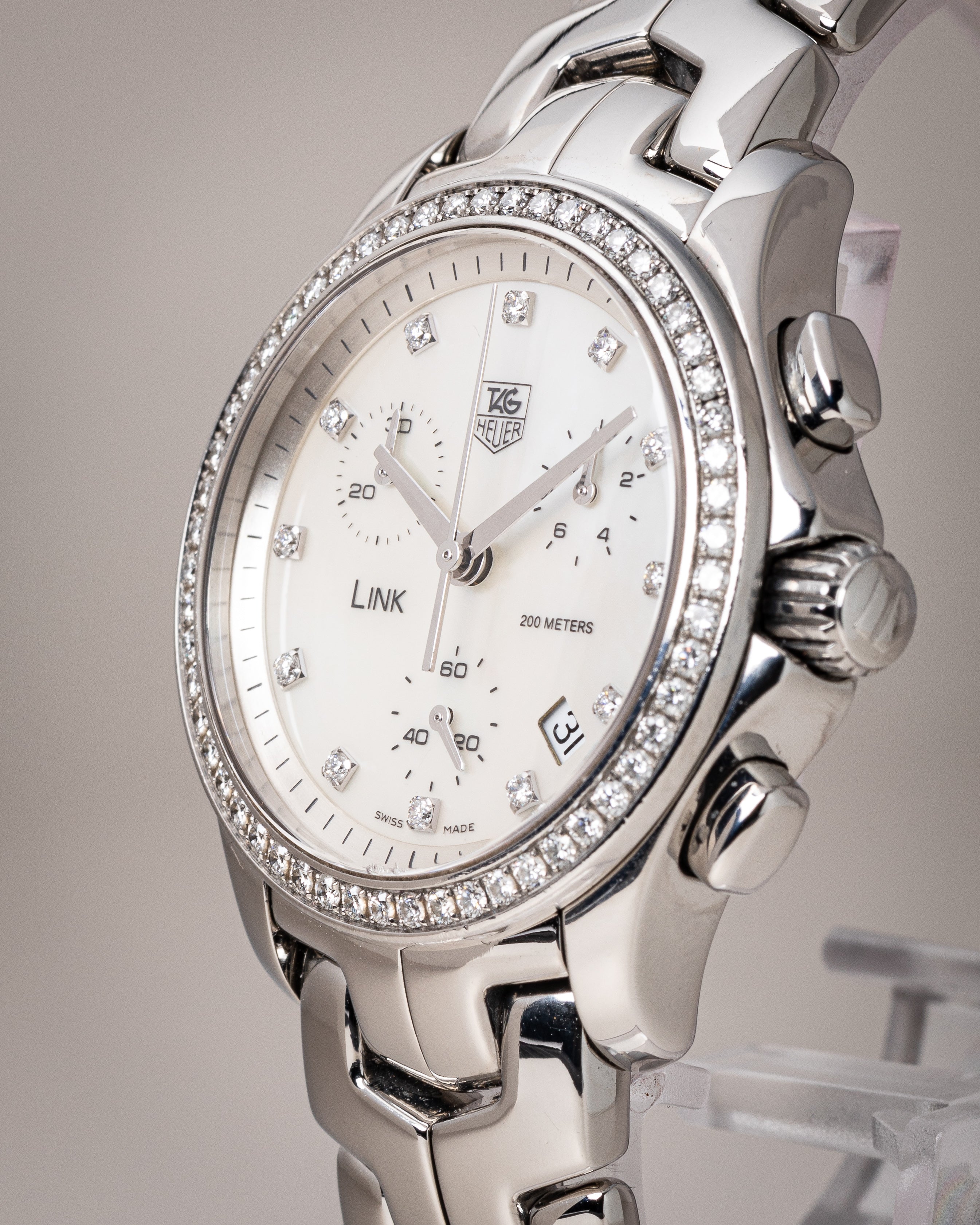 TAG Heuer Stainless Steel Women's Link Chronograph (CJF1314
