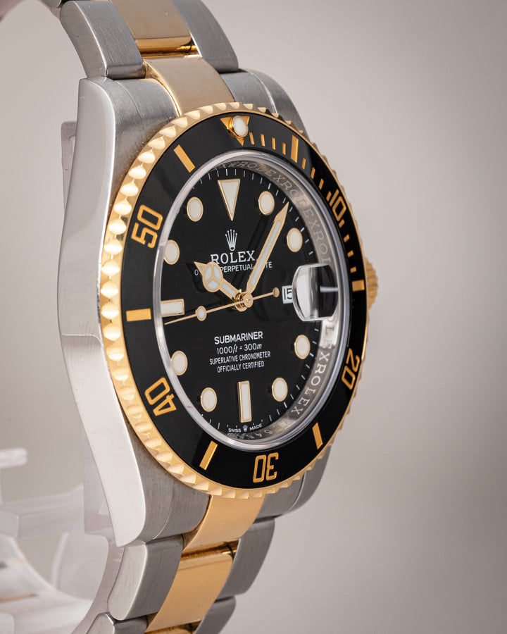 Rolex Stainless Steel and 18k Yellow Gold Submariner Date (126613LN)