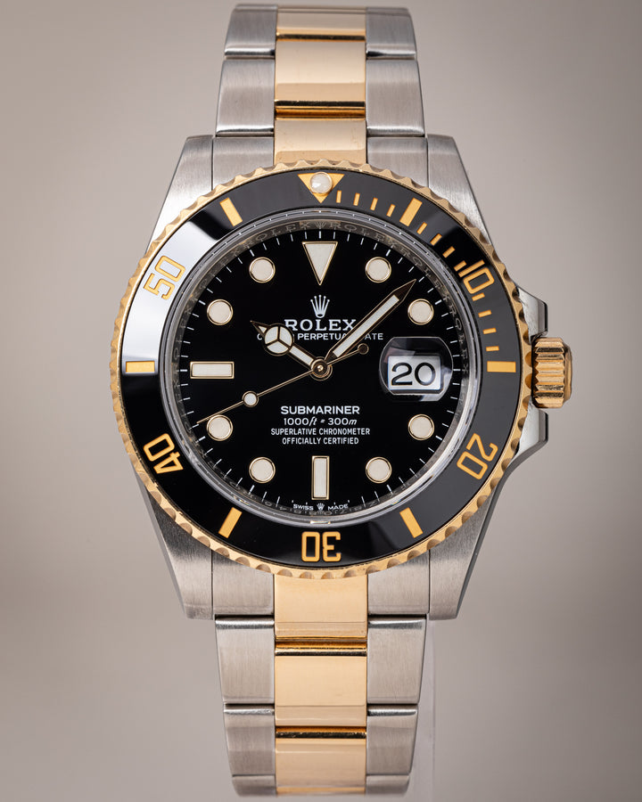 Rolex Stainless Steel and 18k Yellow Gold Submariner Date (126613LN)