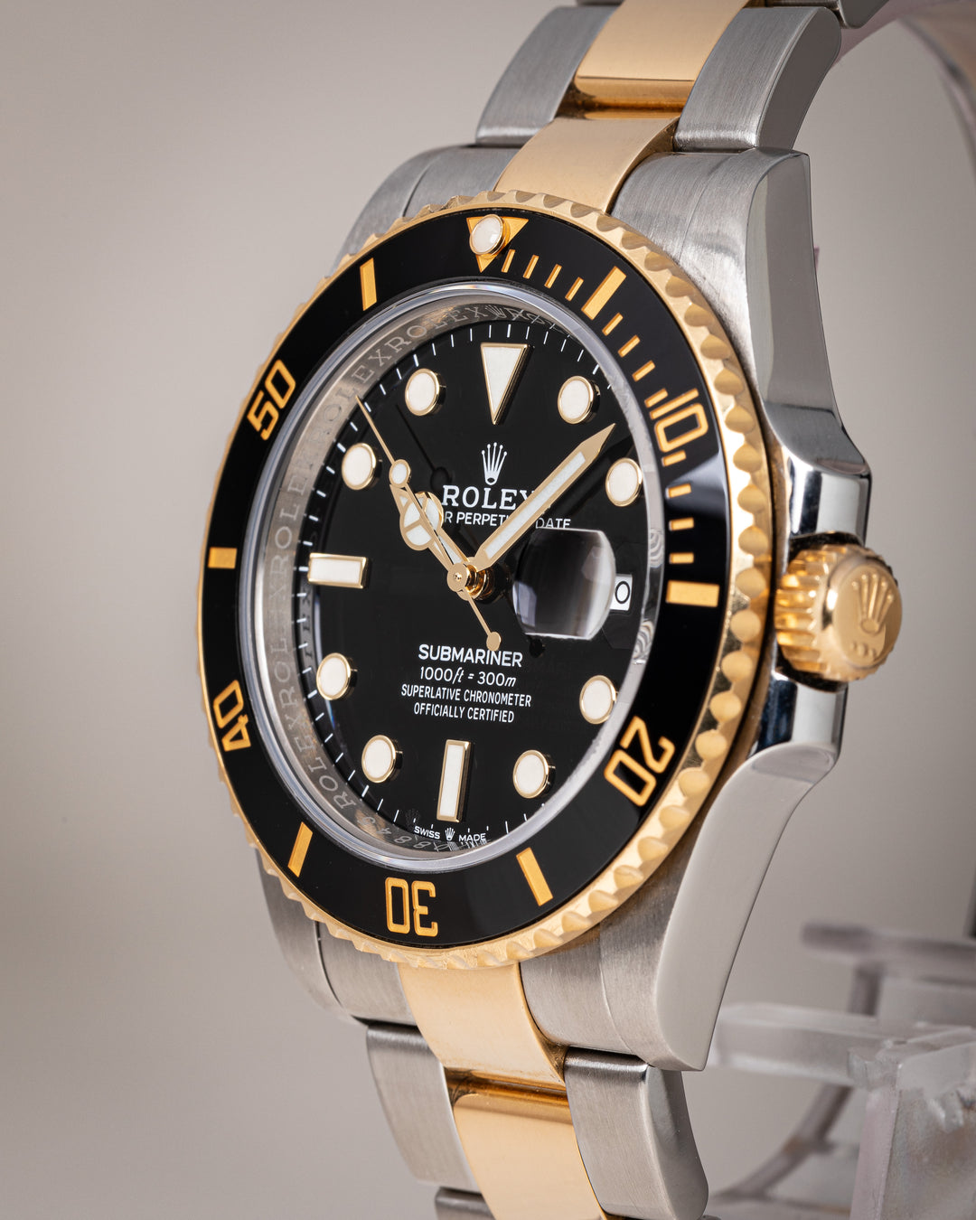 Rolex Stainless Steel and 18k Yellow Gold Submariner Date (126613LN)