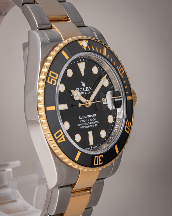 Rolex Stainless Steel and 18k Yellow Gold Submariner Date (126613LN)