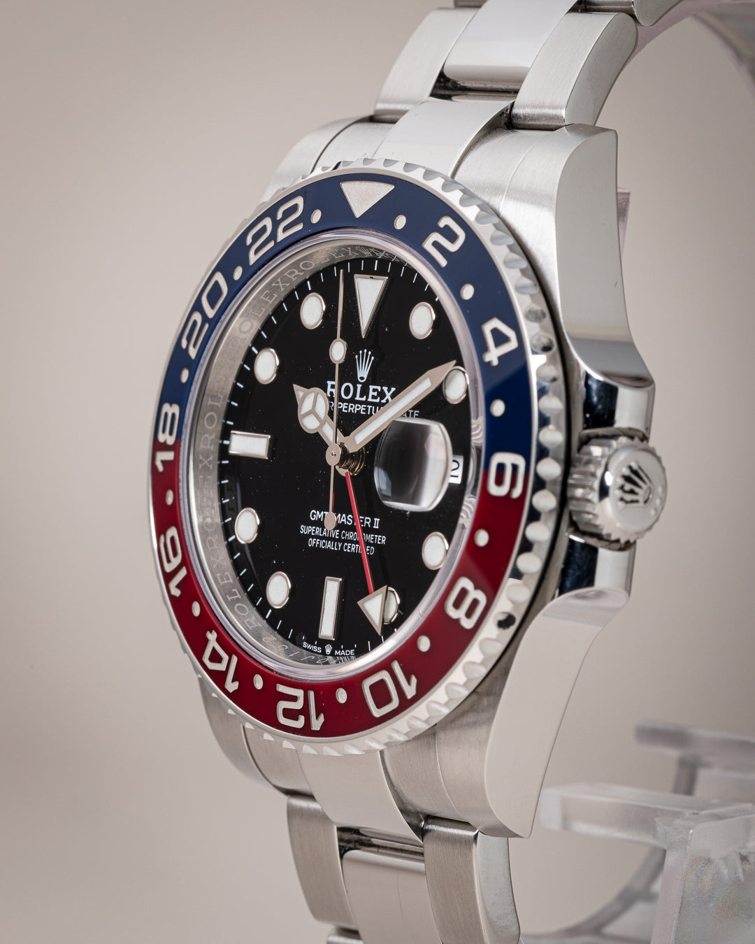 Rolex Stainless Steel GMT-Master II (126710BLRO)