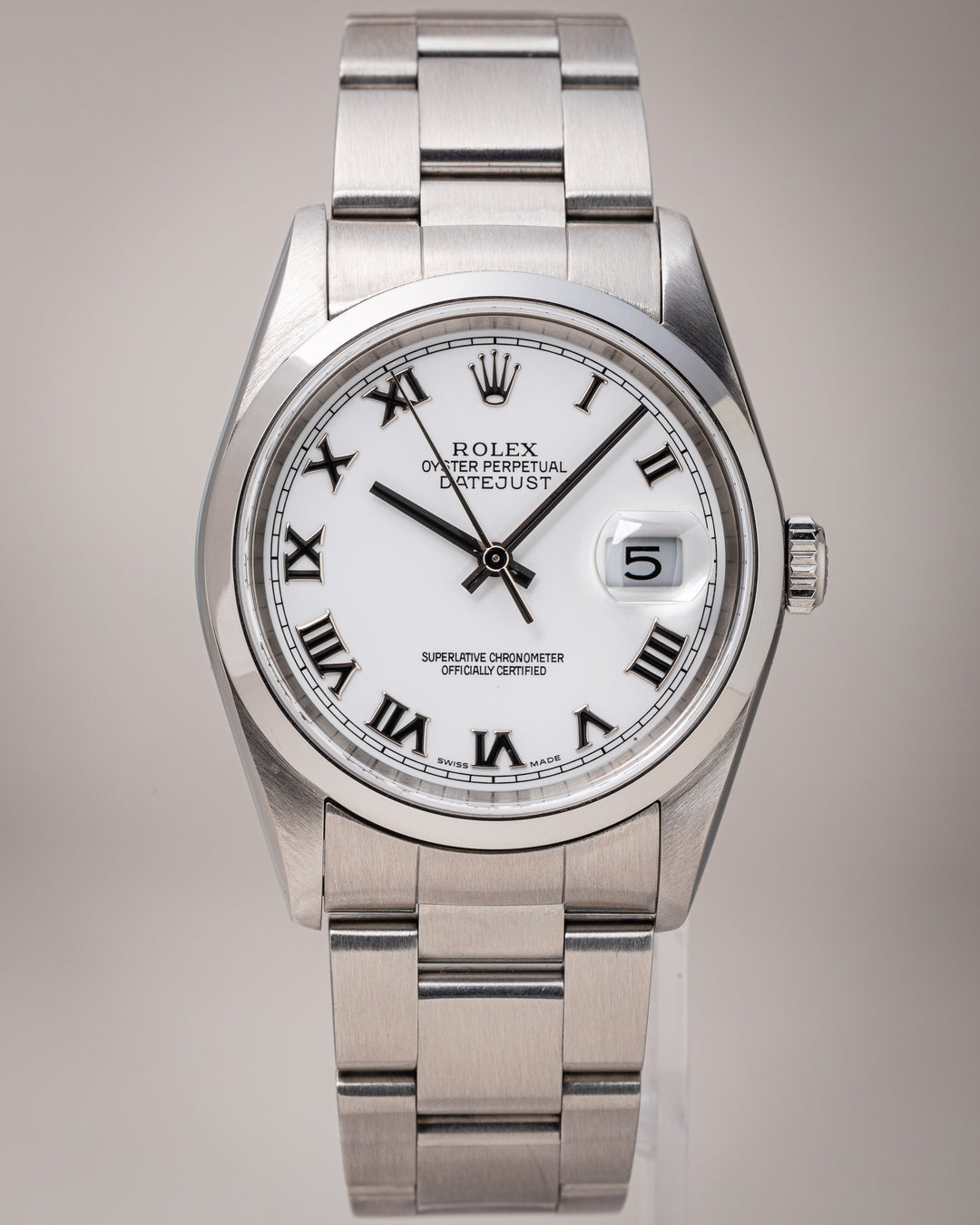 Rolex Stainless Steel Datejust (16200)