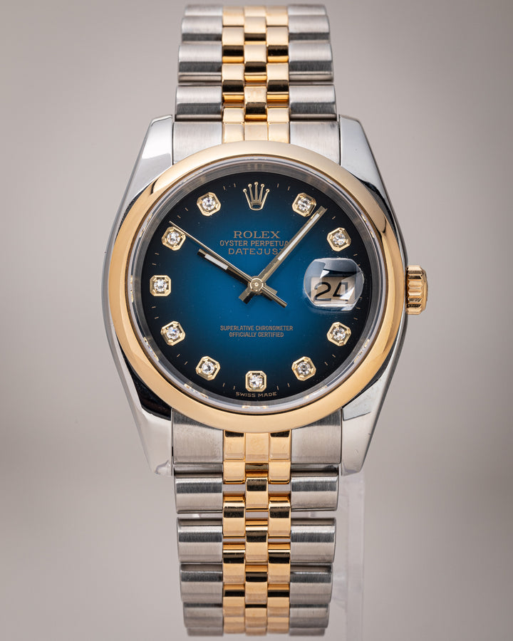 Rolex Stainless Steel and 18k Yellow Gold Datejust (116203)