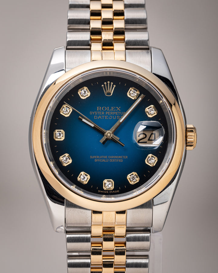 Rolex Stainless Steel and 18k Yellow Gold Datejust (116203)