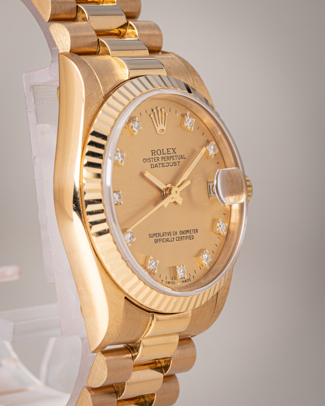 Rolex 18k Yellow Gold Women's Datejust (68278)