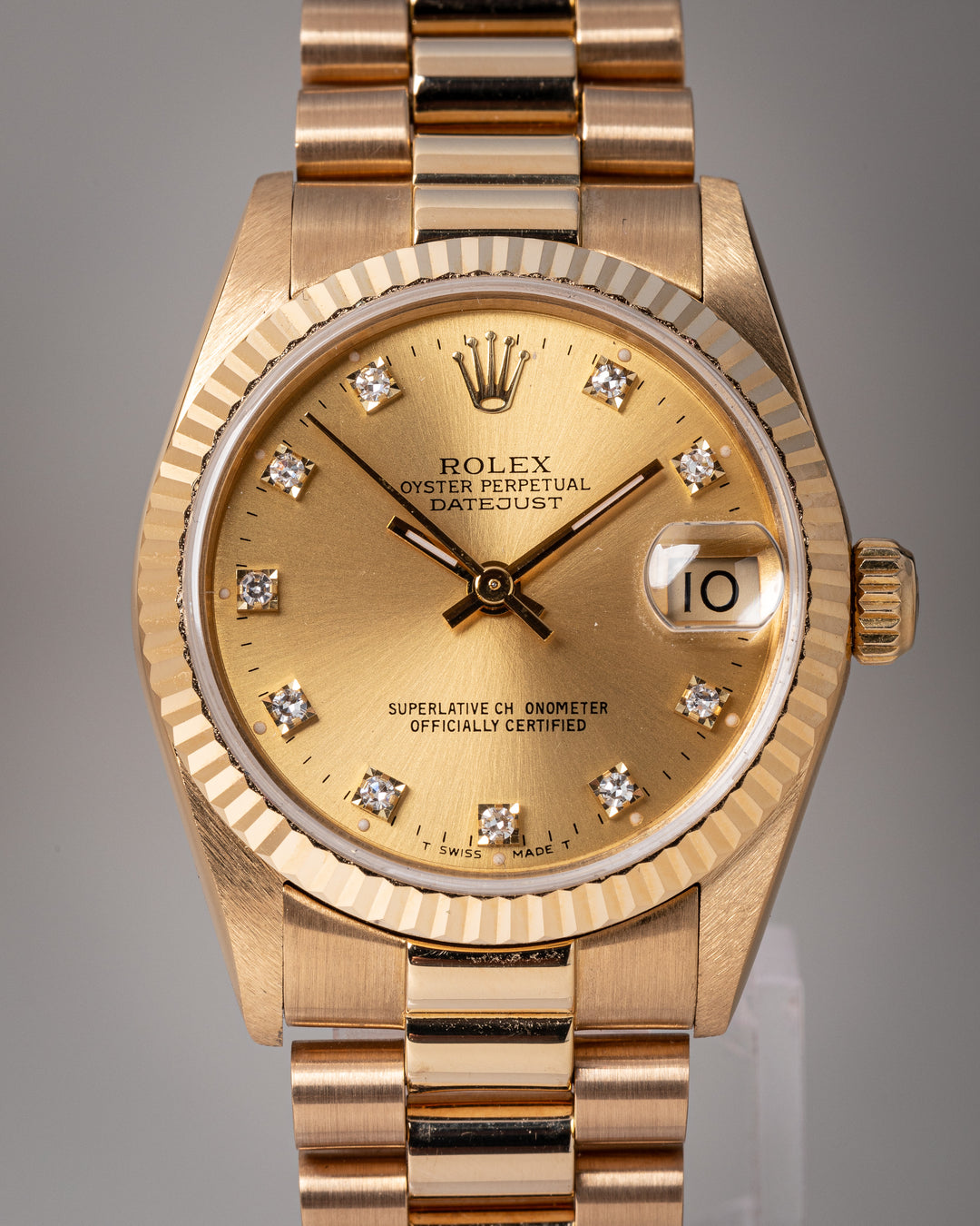 Rolex 18k Yellow Gold Women's Datejust (68278)