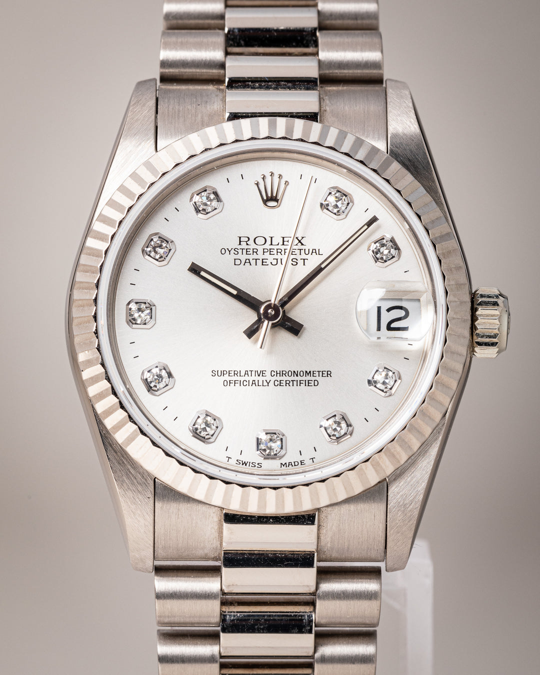 Rolex 18k White Gold Women's Datejust (68279)