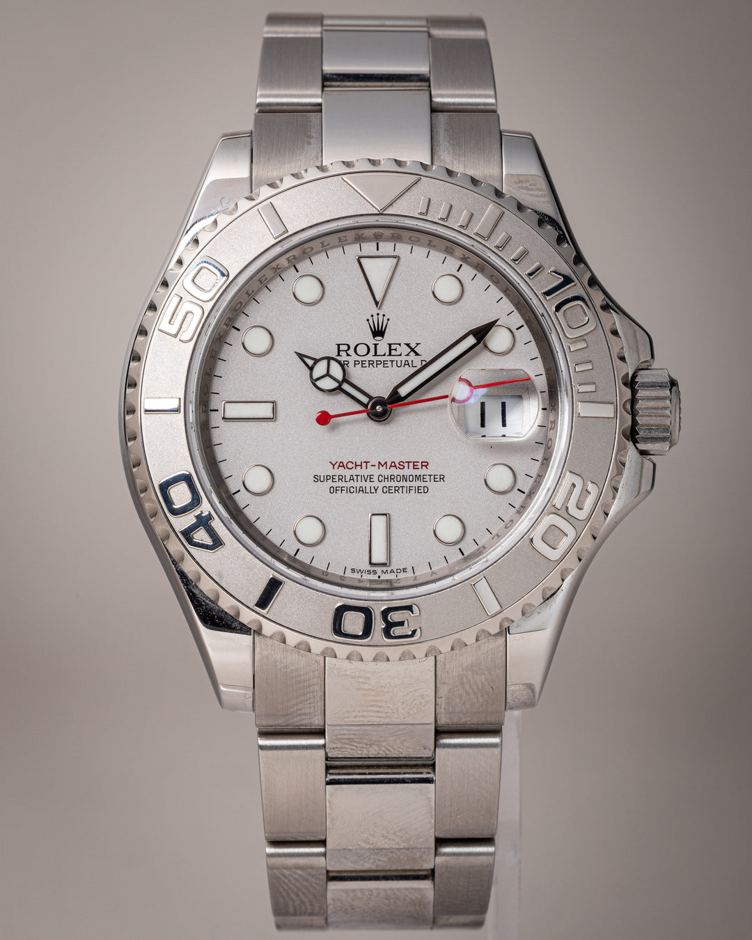 Rolex Stainless Steel and Platinum Yacht-Master (16622)