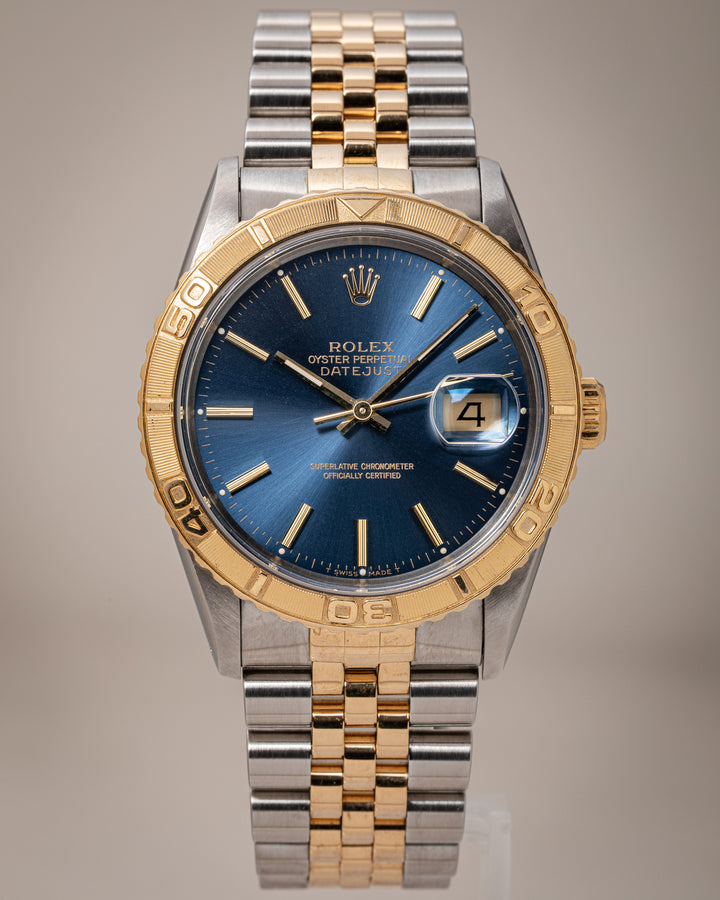 Rolex Stainless Steel and 18k Yellow Gold Datejust Turn-O-Graph (16263)