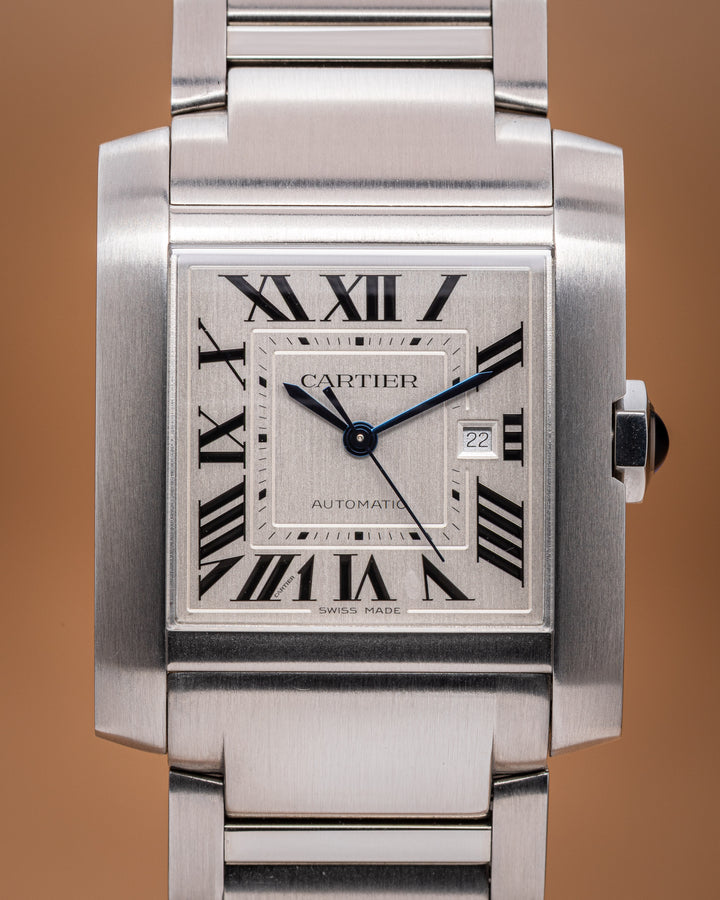 Cartier Stainless Steel Tank Française Automatic (4469)