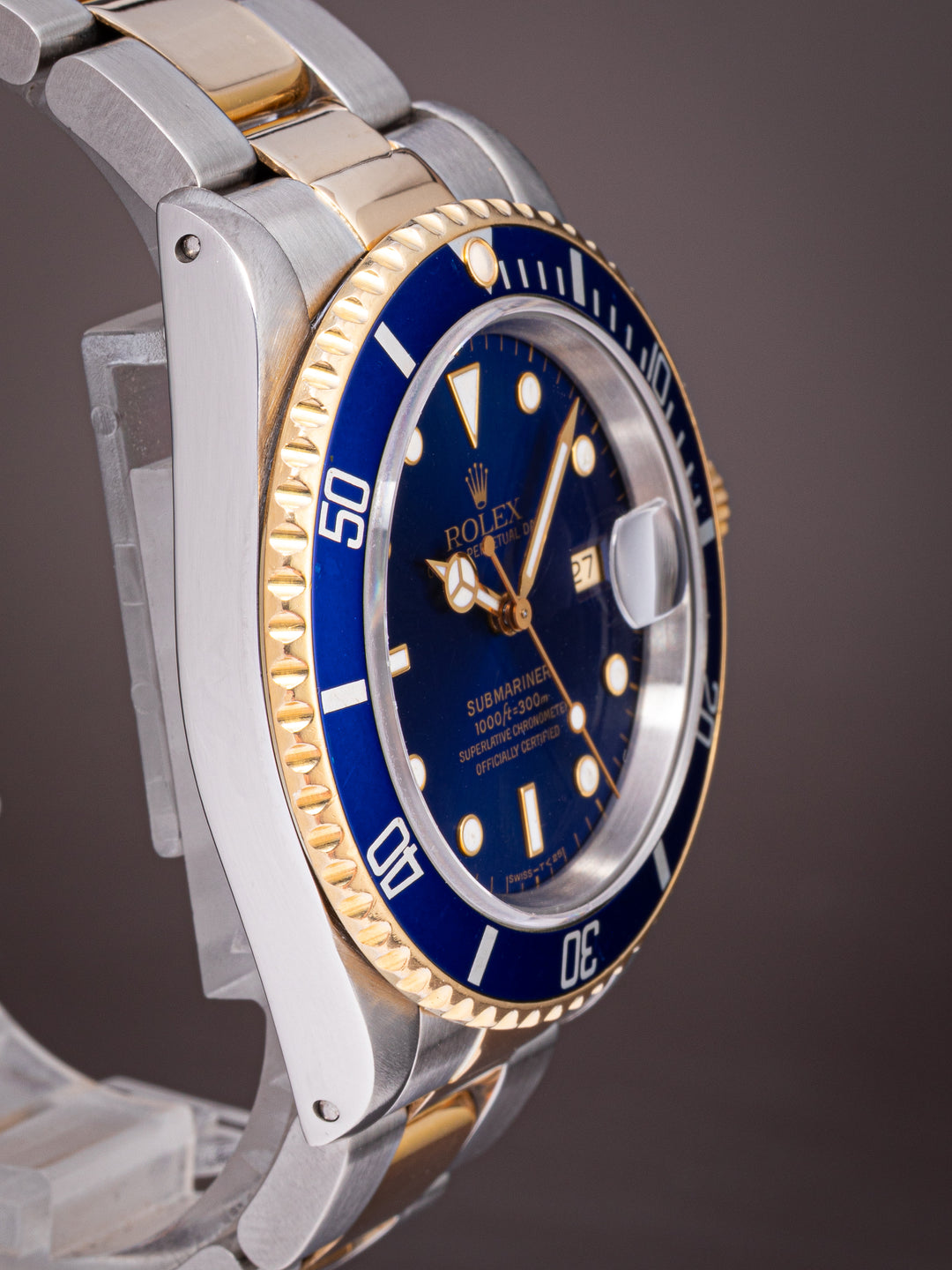 Rolex Stainless Steel and 18k Yellow Gold Submariner Date (16613)