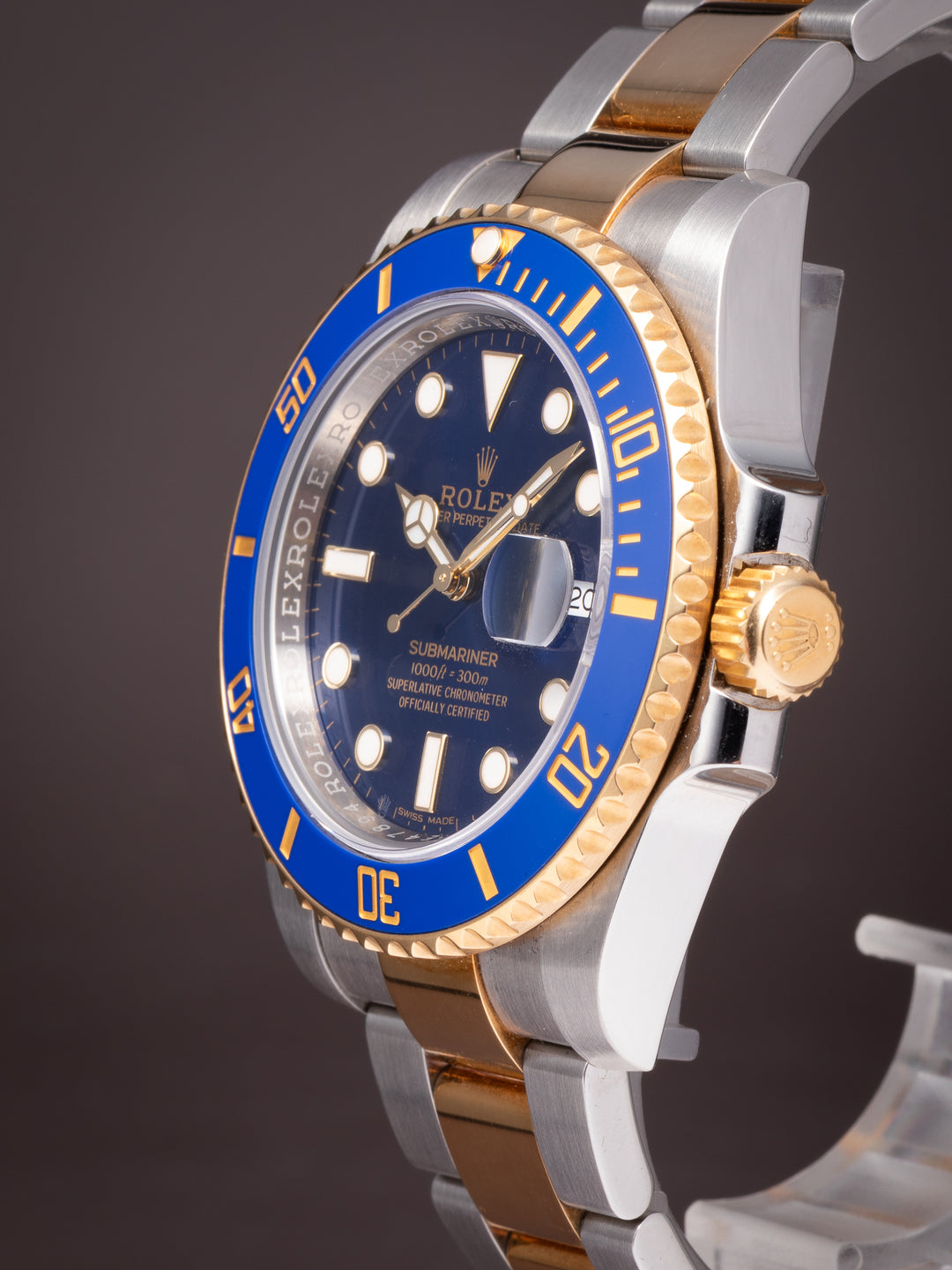Rolex Stainless Steel and 18k Yellow Gold Submariner Date (116613LB)