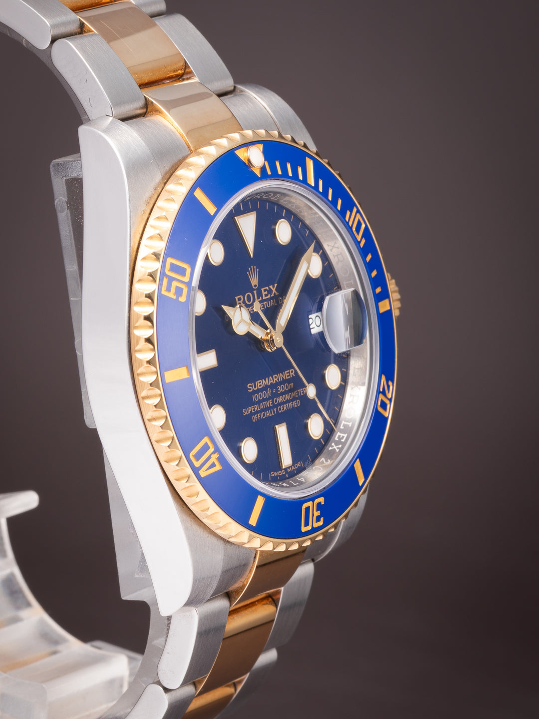 Rolex Stainless Steel and 18k Yellow Gold Submariner Date (116613LB)