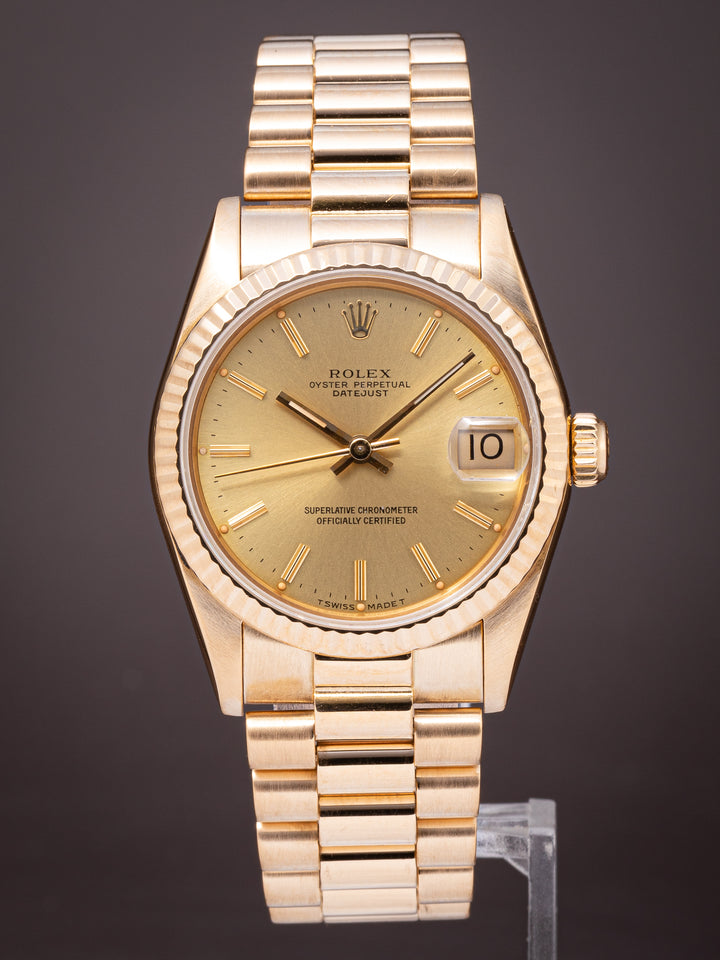 Rolex 18k Yellow Gold Women's Datejust (68278)