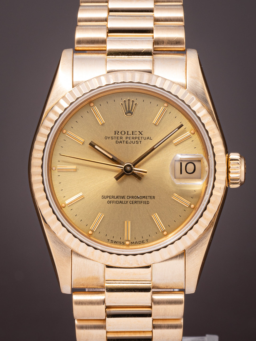 Rolex 18k Yellow Gold Women's Datejust (68278)