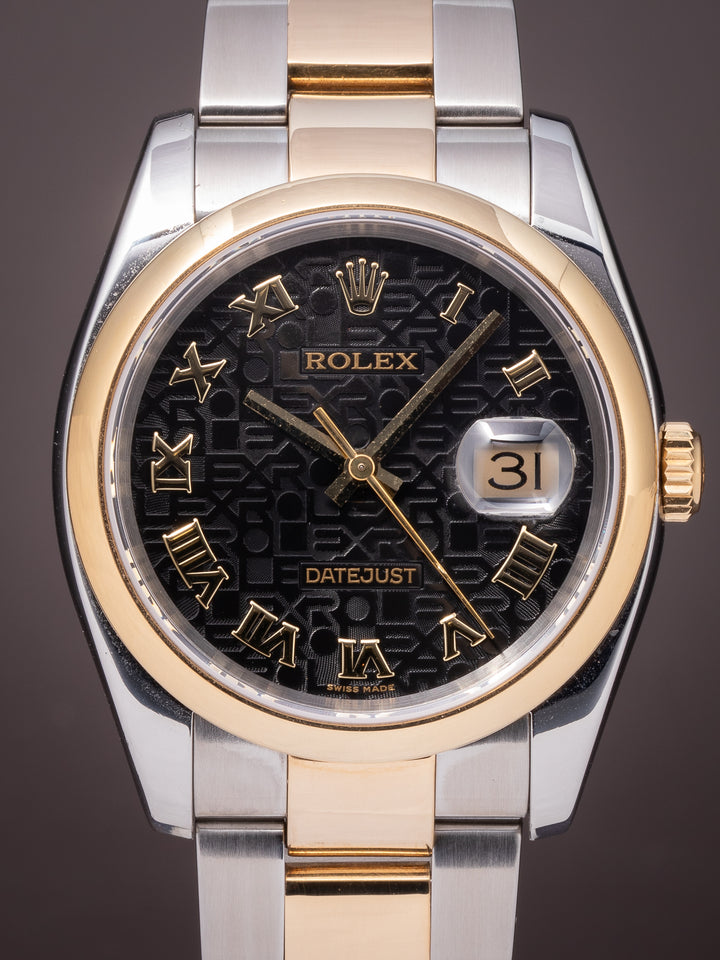 Rolex Stainless Steel and 18k Yellow Gold Datejust (116203)