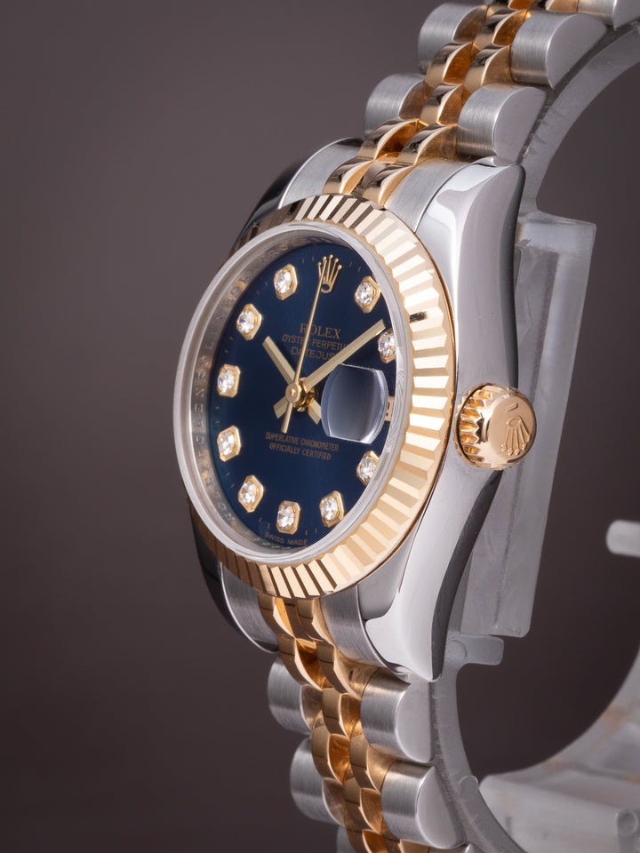 Rolex Stainless Steel and 18k Yellow Gold Women's Datejust (179173)