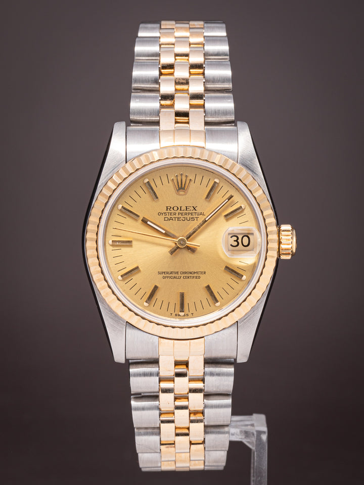 Rolex Stainless Steel and 18k Yellow Gold Women's Datejust (68273)