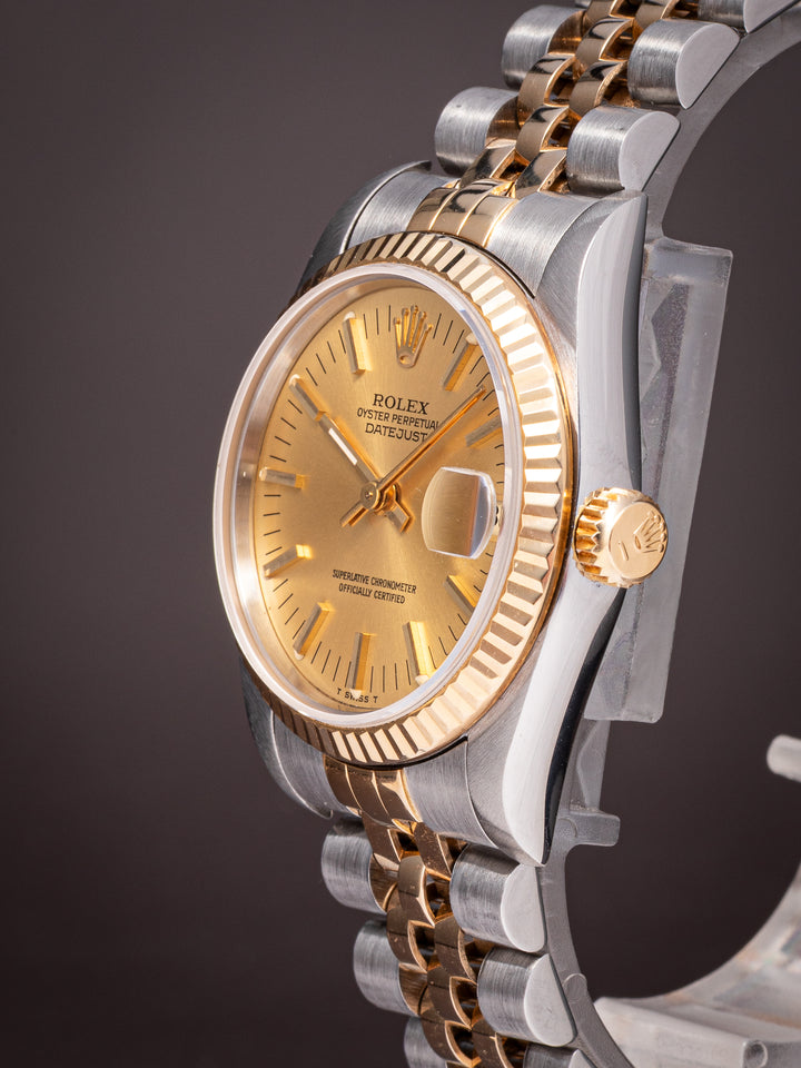 Rolex Stainless Steel and 18k Yellow Gold Women's Datejust (68273)