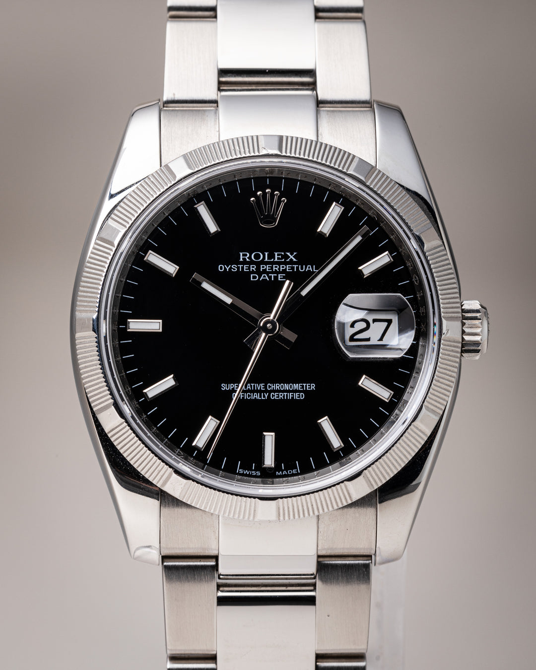 Rolex Stainless Steel Date (115220)