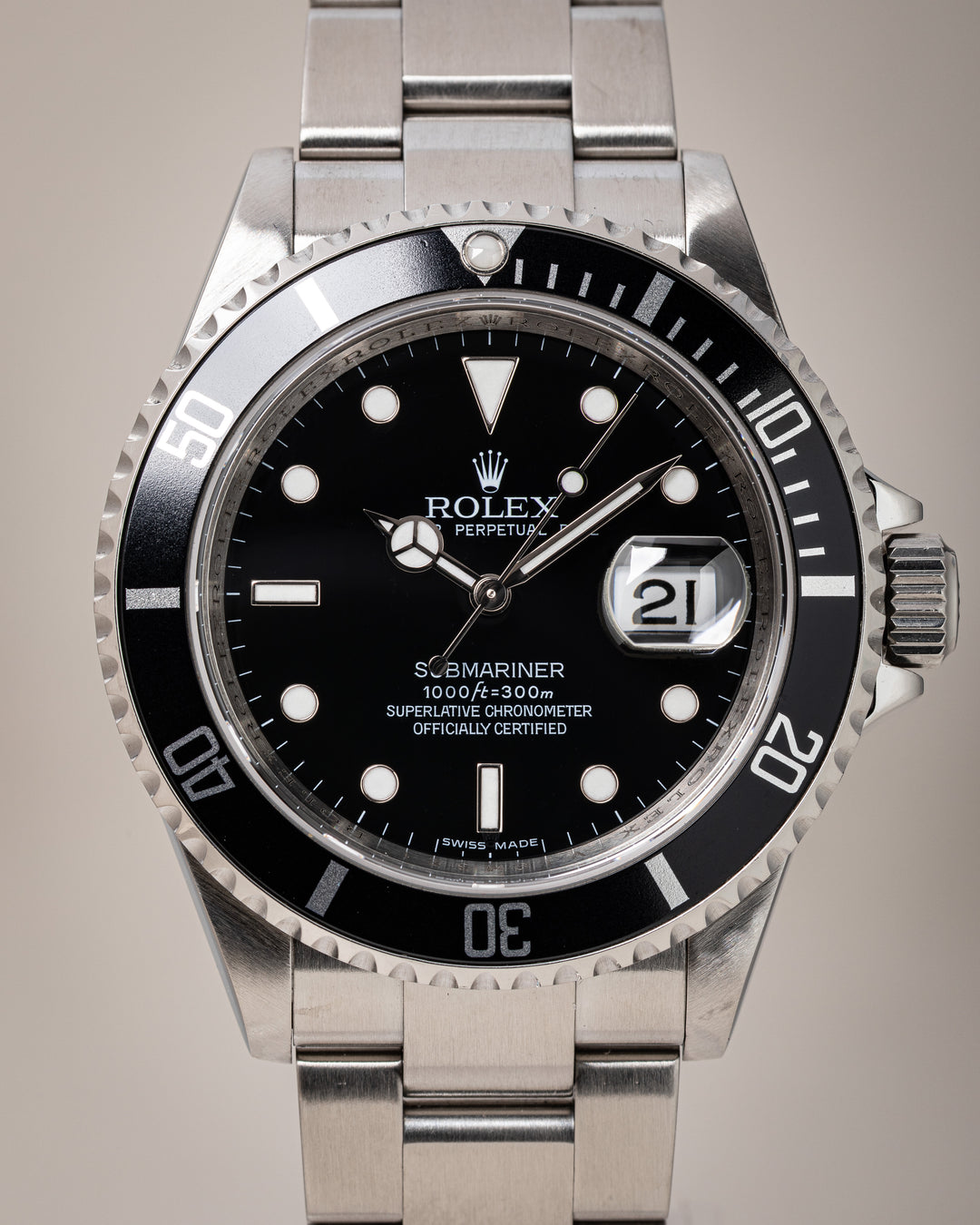 Rolex Stainless Steel Submariner Date (16610)